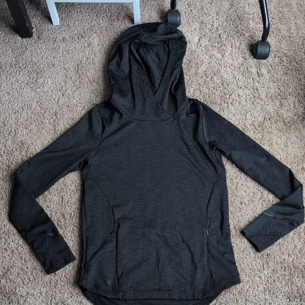 Athleta Bootcamp Pullover Hoodie Sweatshirt Women’s Size S Black